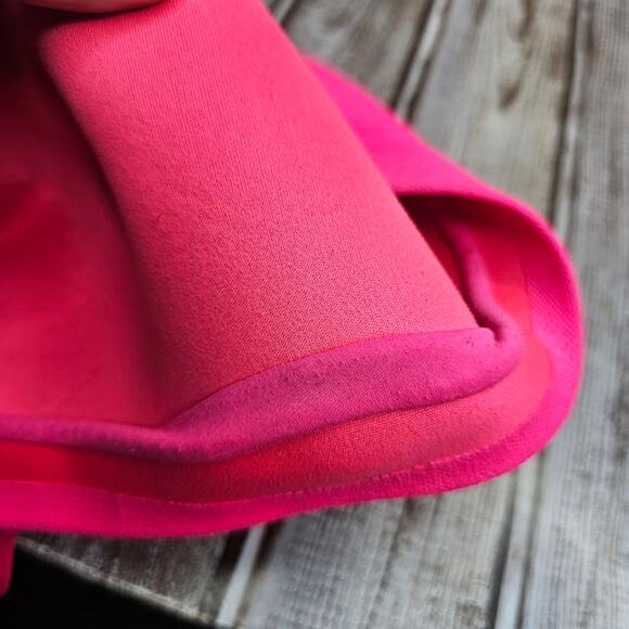 Smoothez lace bra-ish wireless bralette hot pink seamless Women's size small - Picture 7 of 7